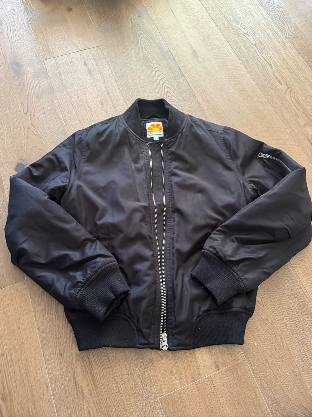 C&C California Black Bomber Jacket
